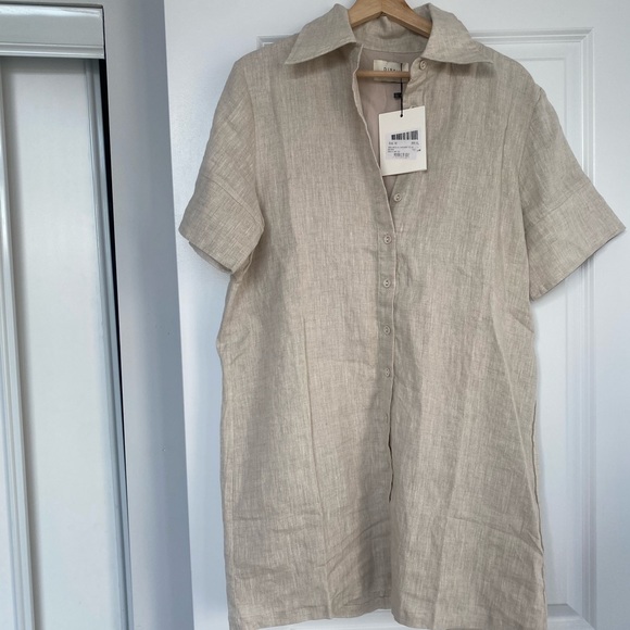 DISSH Linen button up dress - Picture 4 of 5
